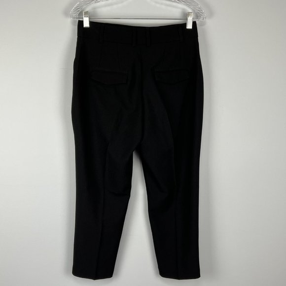 ASOS Black Cropped High Rise Seamed Pants size 6 - Picture 5 of 12